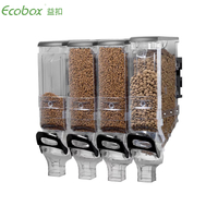 ZT-01 19L wall mount pick and mix dry grain topping nuts cereal gravity bulk food dispenser