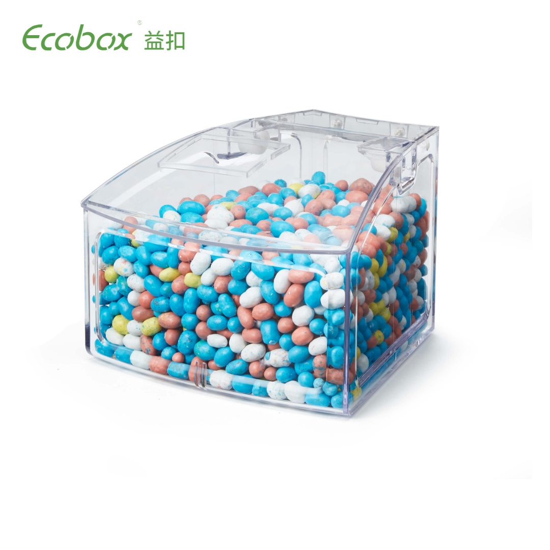 SL-02 Scoop bin Popular plastic pick and mix candy bin arrive-airtight bulk candy bin for zero waste shop