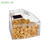 SL-03 Scoop bin Supermarket Bulk Foods Clear Plastic Scoop Bin Acrylic Candy Box