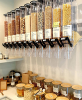 ZT-06 13L Gravity dispenser Airtight Plastic Bulk Dry Food Dispenser Clear Mini Gravity Pick and Mix Candy Dispenser for bulk foods