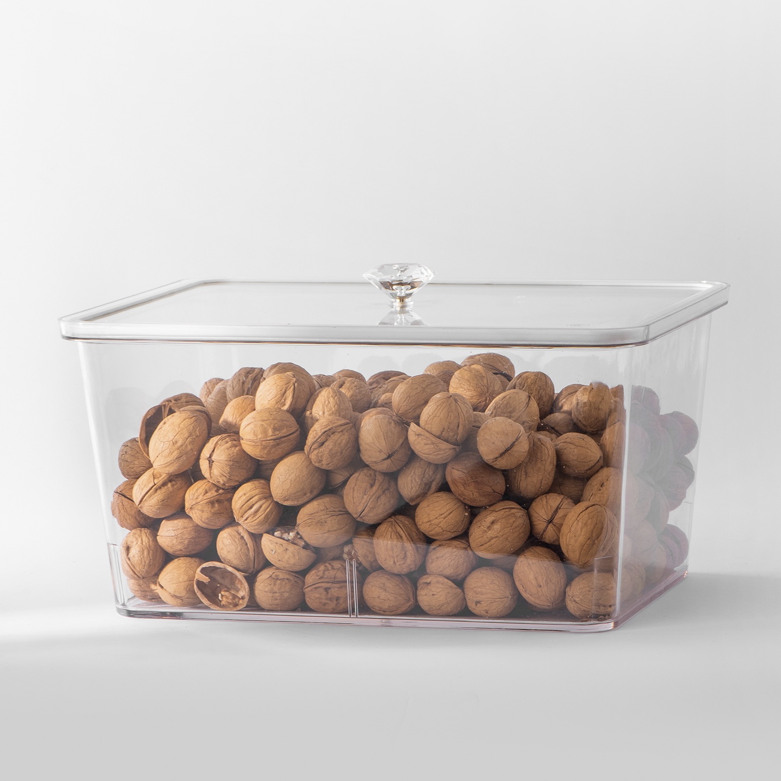 Ecobox MF-03 Customizable Nuts Box Scoop Bin Storage Bins Candy Storage Container Square Bulk Plastic Food Bin for Sale
