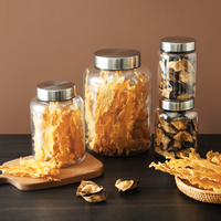 Ecobox CP-0301 Airtight Bulk Food Grain Bin Jar Bulk Food Storage Bins Plastic Airtight Bulk Candy Food Jar for Supermarket