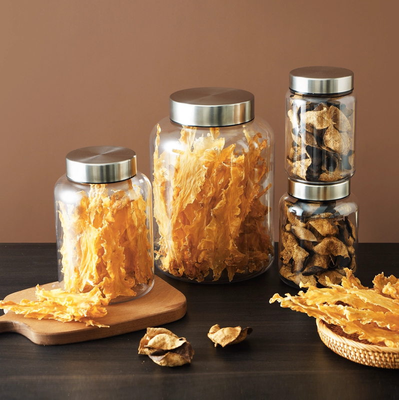 Ecobox CP-0301 Airtight Bulk Food Grain Bin Jar Bulk Food Storage Bins Plastic Airtight Bulk Candy Food Jar for Supermarket