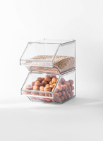 SS-02 Ecobox bulk candy organic nuts seeds storage bulk food bin for retail store