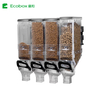 ZT-01 19L wall mount pick and mix dry grain topping nuts cereal gravity bulk food dispenser