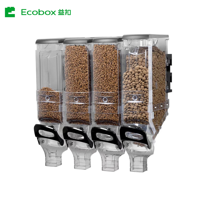 ZT-01 19L wall mount pick and mix dry grain topping nuts cereal gravity bulk food dispenser