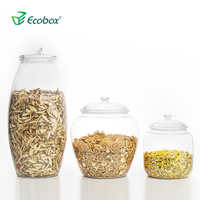 ECOBOX FB400-5 23.5L Arc-shaped Airtight Herbs Can Food Containers Nuts Jar Candy Storage Box 