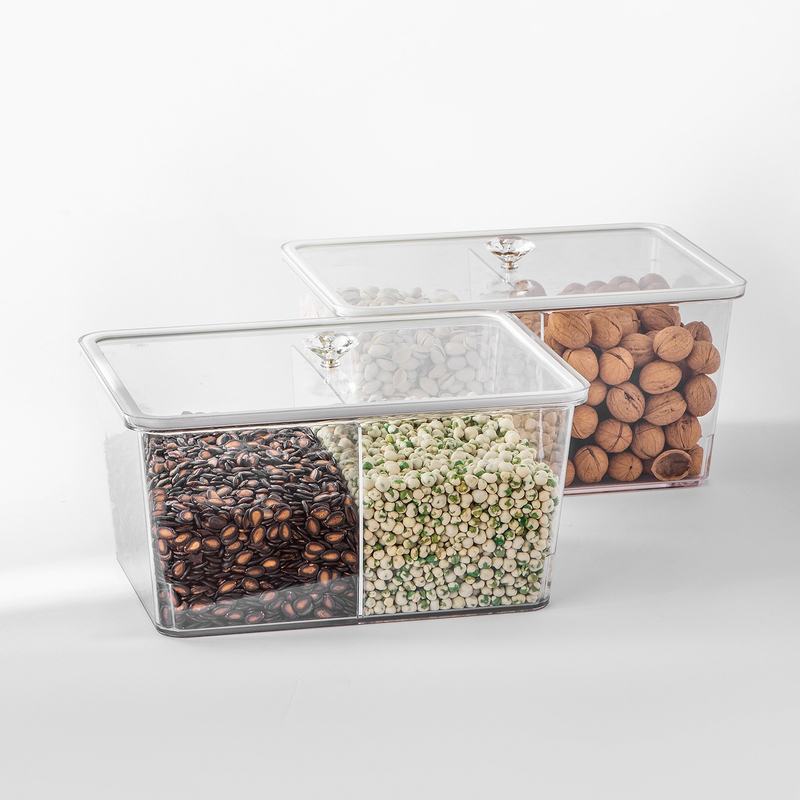 Ecobox MF-03 Customizable Nuts Box Scoop Bin Storage Bins Candy Storage Container Square Bulk Plastic Food Bin for Sale