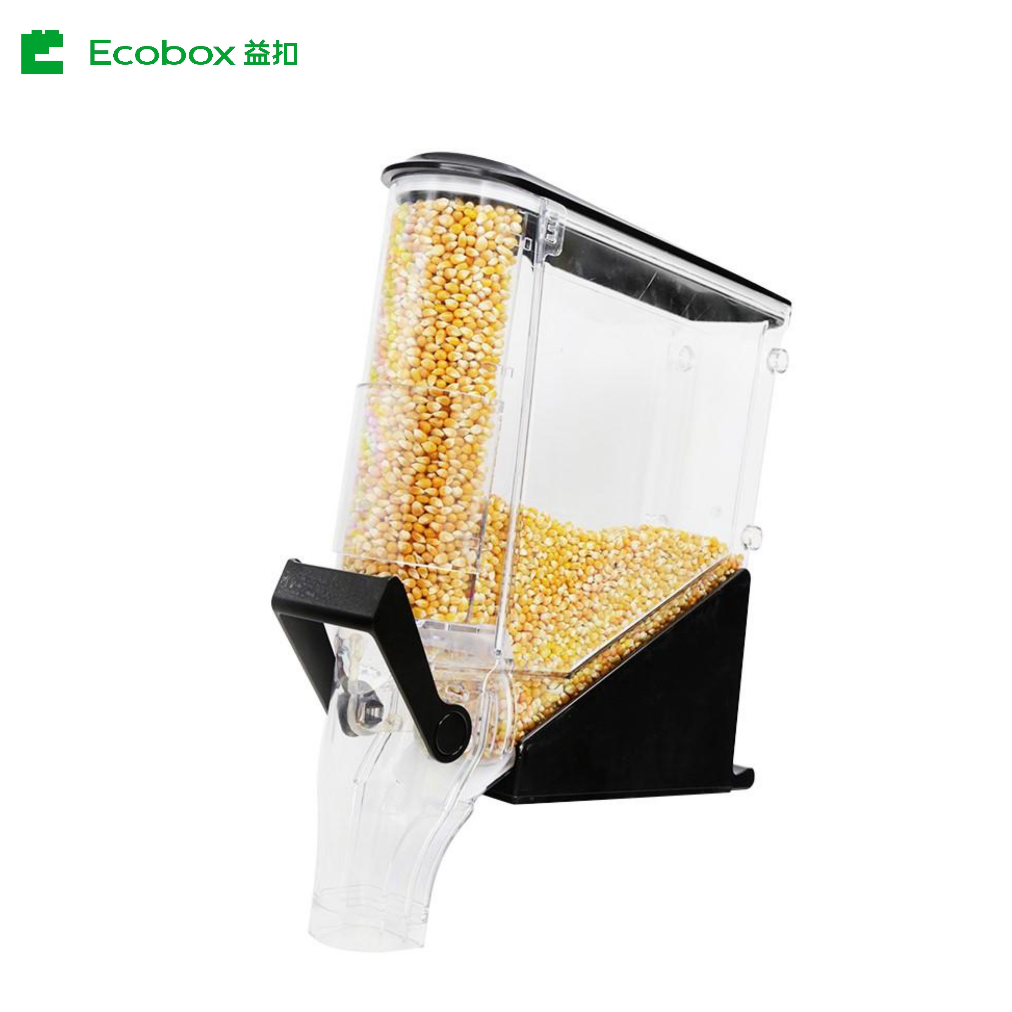 ZT-04 6L Gravity dispenser Ecobox factory supplier narrow gravity bin food nuts cereal candy grain organic dispenser