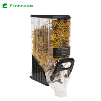 ZT-02 13L coffee bean cereal gravity bulk pet food candy display bin dry grain topping nuts dispenser