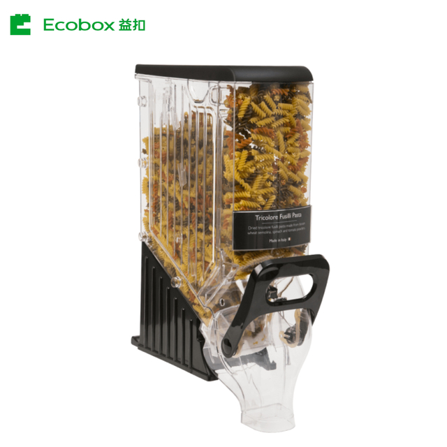 ZT-02 13L coffee bean cereal gravity bulk pet food candy display bin dry grain topping nuts dispenser