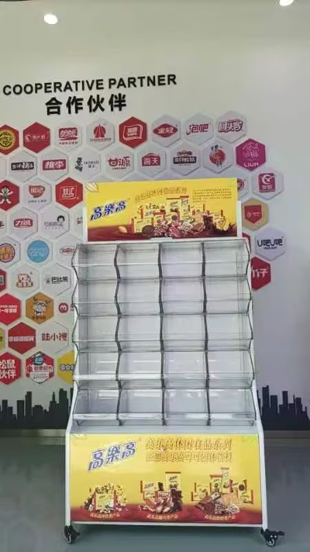 SS-02 Ecobox bulk coffee powder candy organic nuts seeds storage bulk food bin for retail store