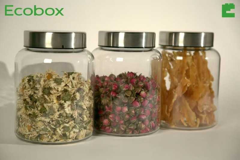 Ecobox CP-0101 Customizable Airtight Bulk Candy Bin Jar Food Grade Plastic Sealed Tank 