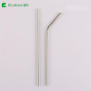 SSDS - 2 ECOBOX Reusable Stainless Steel Ecofriendly Milk Tea Straw Drinking Straws 