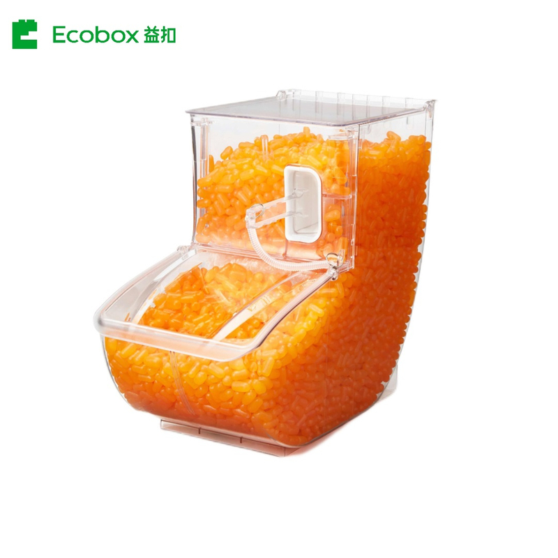 LD-02 Scoop bin Ecobox hot selling bulk candy sweet nuts food bin container for supermarket or zero waste shop