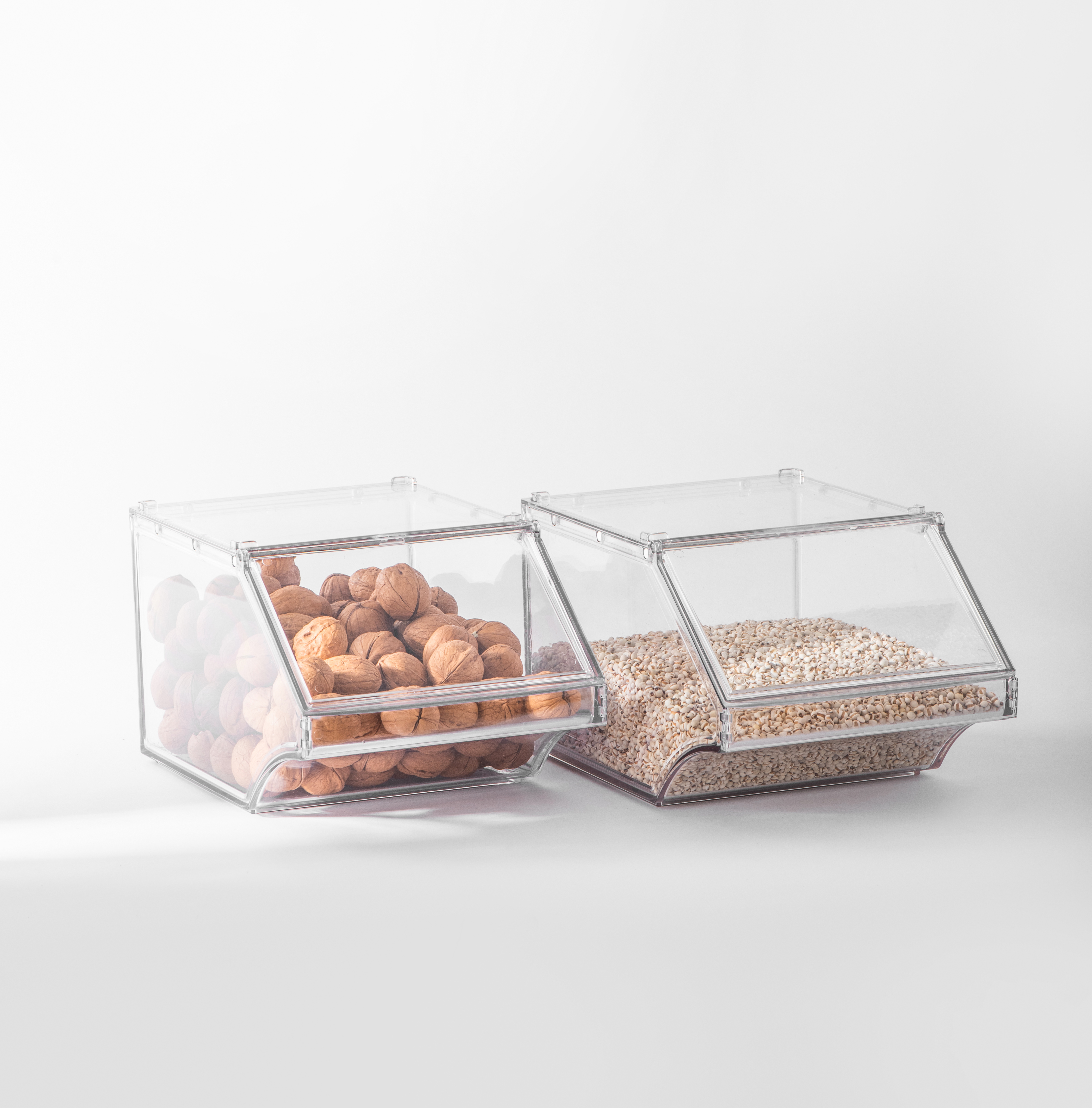 SS-02 Ecobox bulk candy organic nuts seeds storage bulk food bin for retail store
