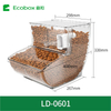 LD-0601 Scoop bin Ecobox New product bulk food scoop bin bulk candy sweet nuts food bin container for supermarket or zero waste shop
