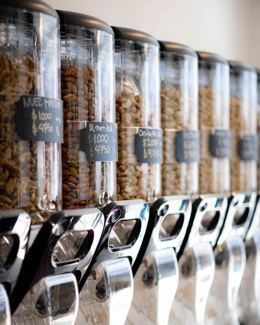 ZT-02 13L coffee bean cereal gravity bulk pet food candy display bin dry grain topping nuts dispenser