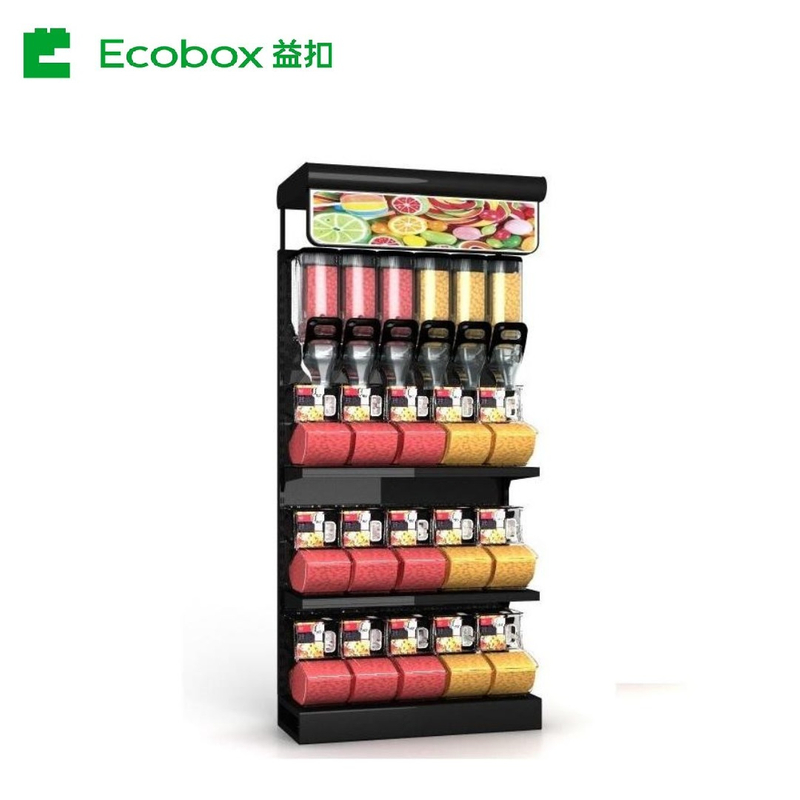 EK-026-4 Supermarket equipments Metal Display Hot Selling Manufacturer Grocery Gondola Store Display Rack Supermarket Shelving