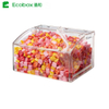 SL-01 8L Scoop bin Supermarket Crystal Clear Candy Box,Plastic Candy Bin,Plastic Candy Scoop Bin for bulk foods