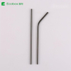 SSDS - 2 ECOBOX Reusable Stainless Steel Ecofriendly Milk Tea Straw Drinking Straws 