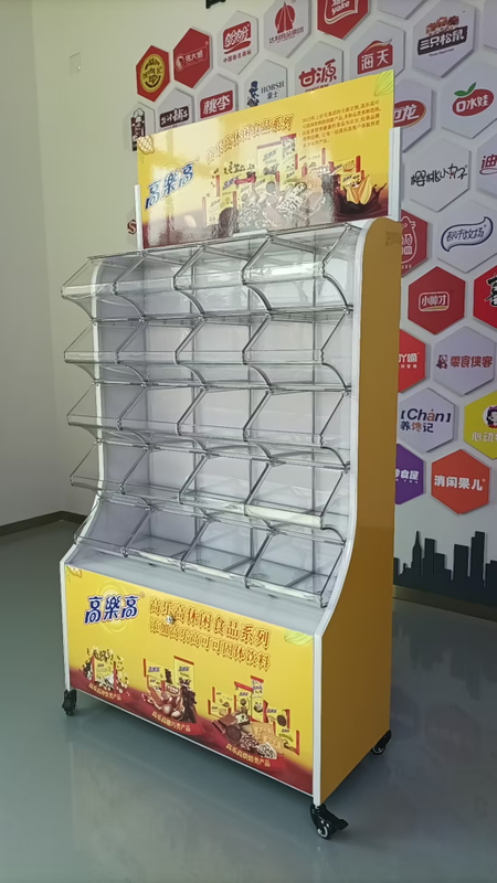 SS-02 Ecobox bulk coffee powder candy organic nuts seeds storage bulk food bin for retail store