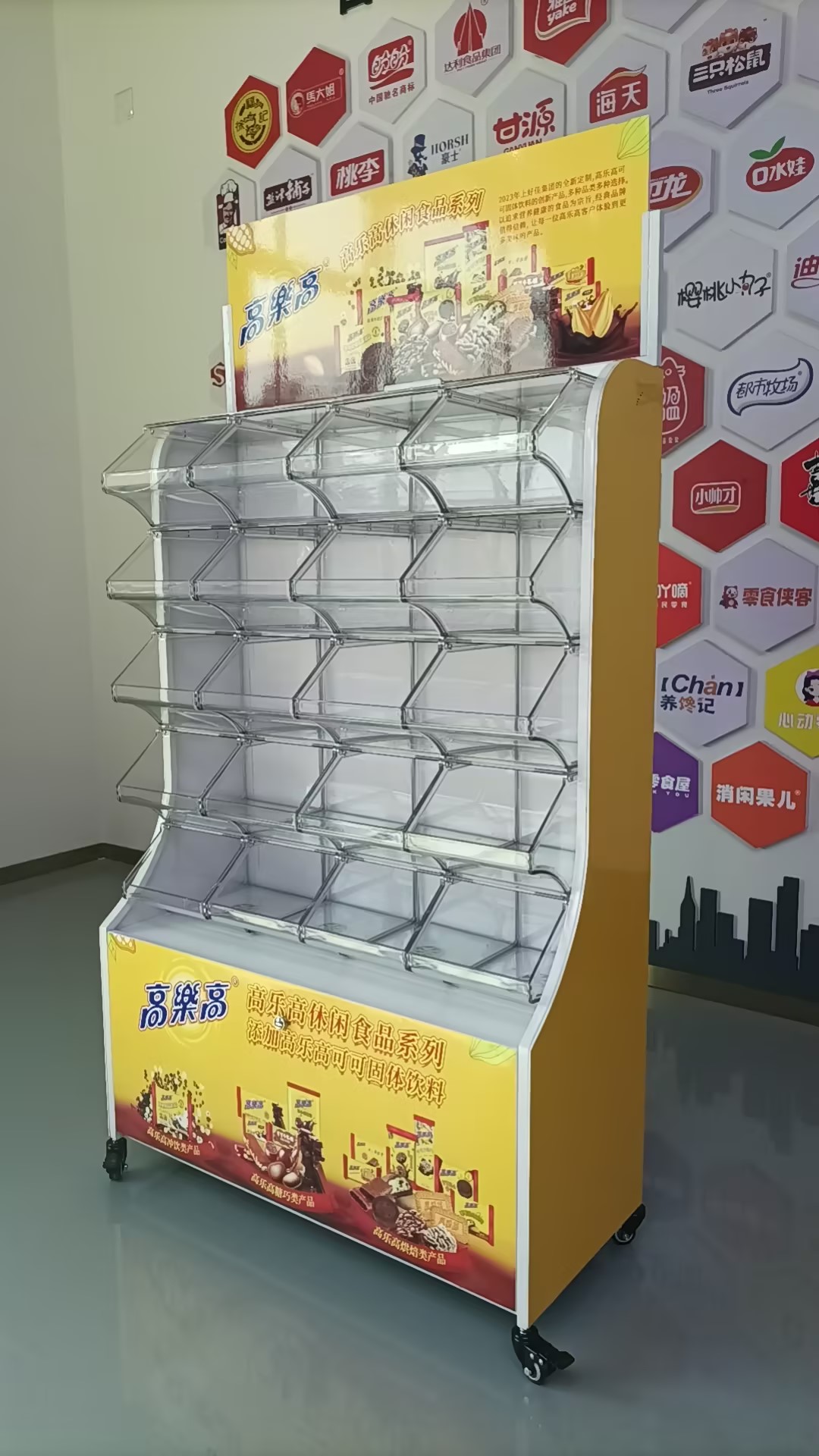 SS-02 Ecobox bulk coffee powder candy organic nuts seeds storage bulk food bin for retail store
