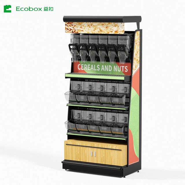 EK-026-4 Supermarket equipments Metal Display Hot Selling Manufacturer Grocery Gondola Store Display Rack Supermarket Shelving