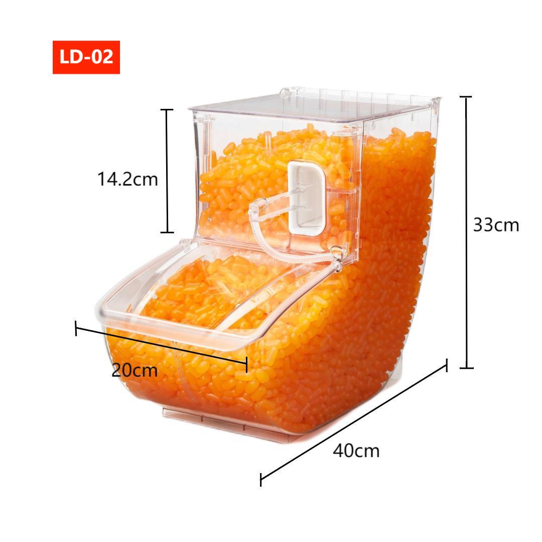 Ecobox LD-02 Scoop bin New product bulk food scoop bin bulk candy sweet nuts food bin container for supermarket 