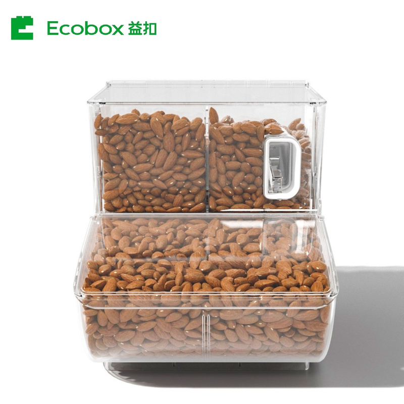 LD-0601 Scoop bin Ecobox New product bulk food scoop bin bulk candy sweet nuts food bin container for supermarket or zero waste shop