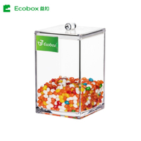 SPH-022 4.5L Scoop bin supermarket and Retail Store Plastic Candy Bins Dry Food Container Scoop Bin with Scoop