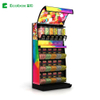 EK-026-5 metal rack Ecobox candy cereal nuts organic gravity bin dispenser metal candy shelf display racks for supermarket