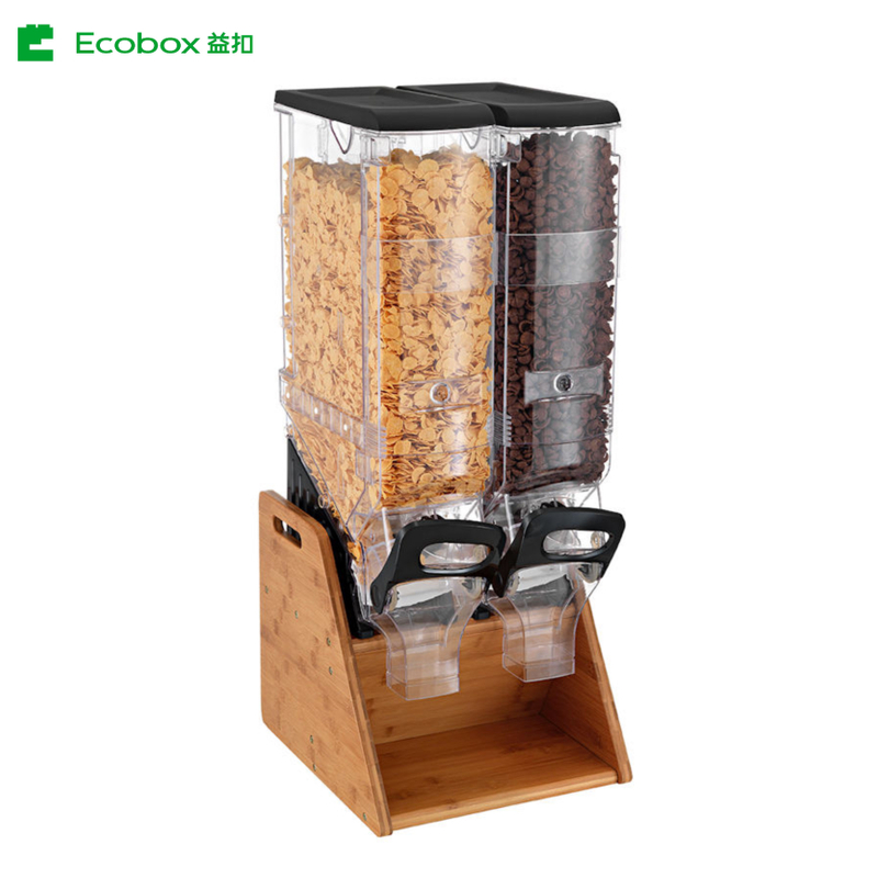 ZT-01 19L wall mount pick and mix dry grain topping nuts cereal gravity bulk food dispenser