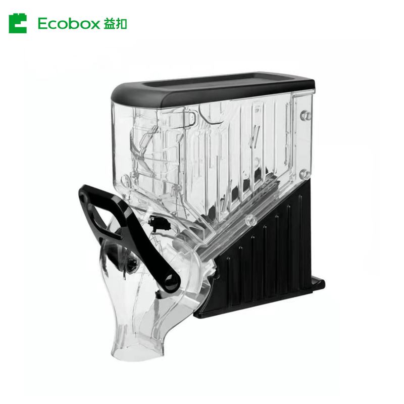 ZT-03 8L coffee bean cereal gravity bulk pet food candy display bin dry grain topping nuts dispenser