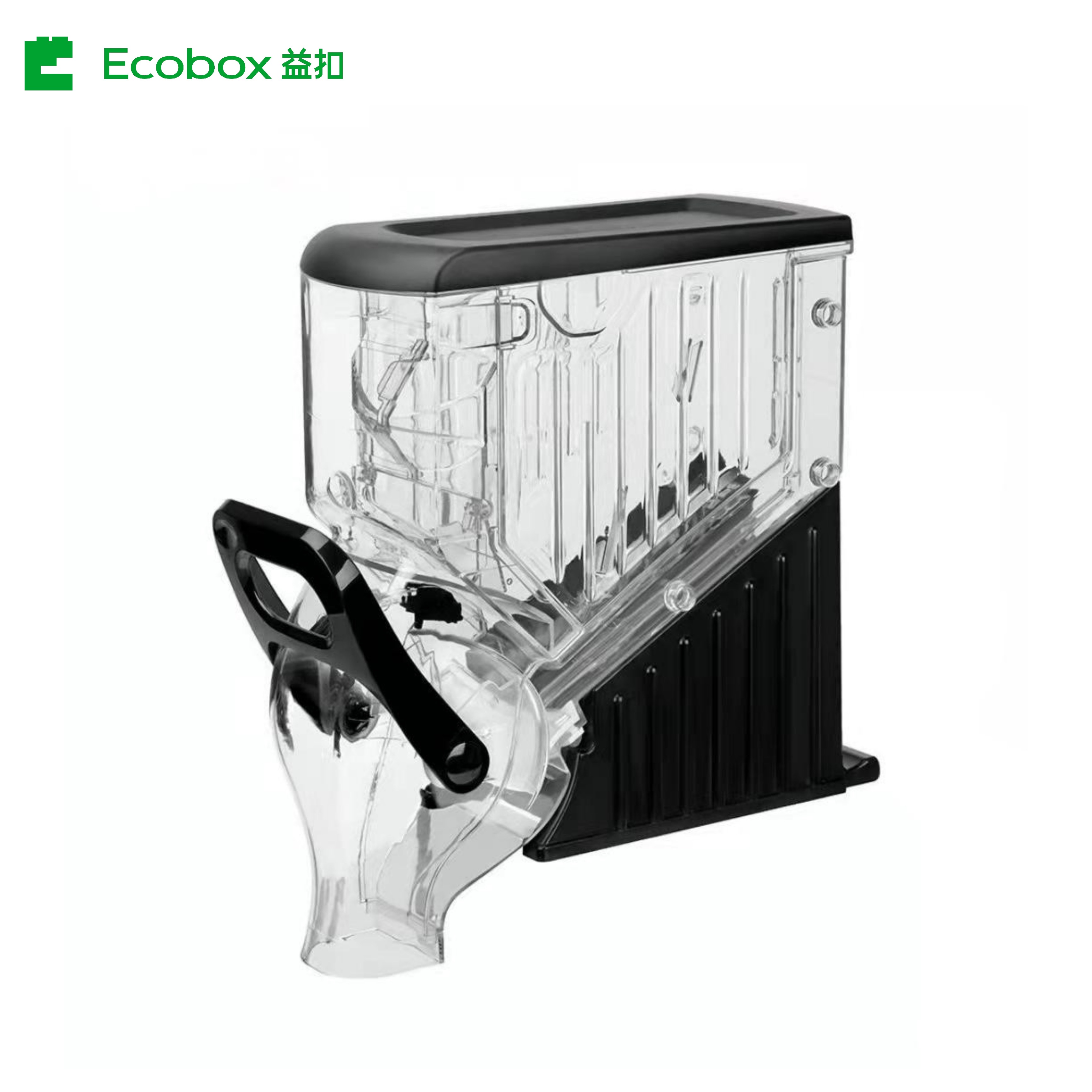 ZT-03 8L coffee bean cereal gravity bulk pet food candy display bin dry grain topping nuts dispenser