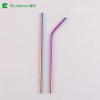 SSDS - 2 ECOBOX Reusable Stainless Steel Ecofriendly Milk Tea Straw Drinking Straws 