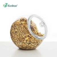 ECOBOX FB200-6 3.2L Airtight Round Candy Jar Fish Tank Herbs Can Nuts Storage Box 