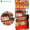 EK-026-9 Supermarket rack Ecobox candy cereal nuts organic gravity bin dispenser metal candy shelf display racks for supermarket