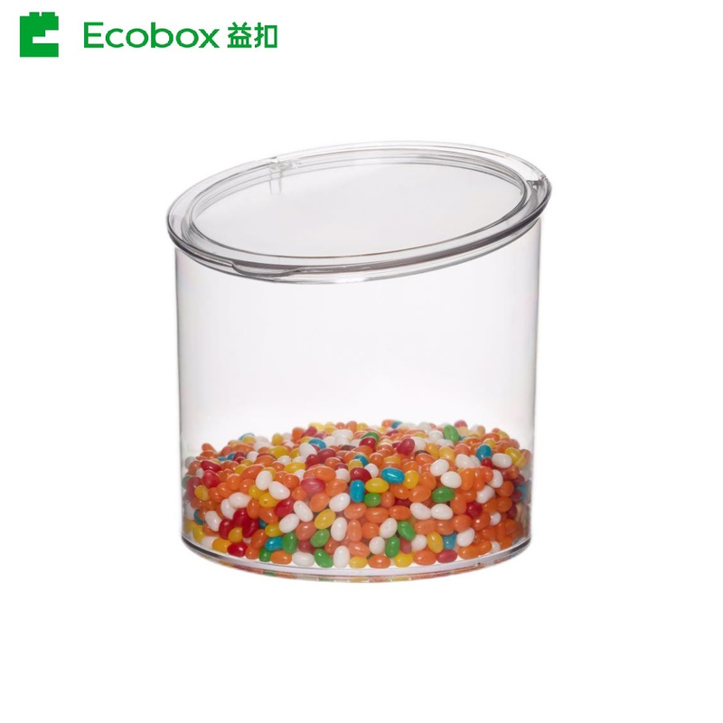 MY-02 8L Scoop bin Wholesale bulk food bins Clear Plastic Candy Dispenser Plastic Bulk Food Container with scoop
