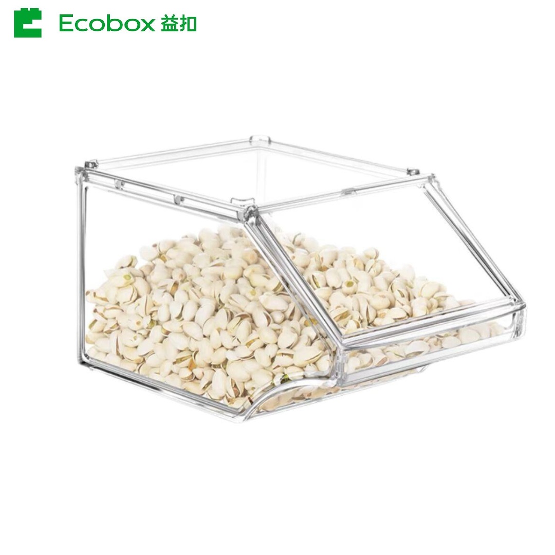 SS-02 Ecobox bulk candy organic nuts seeds storage bulk food bin for retail store