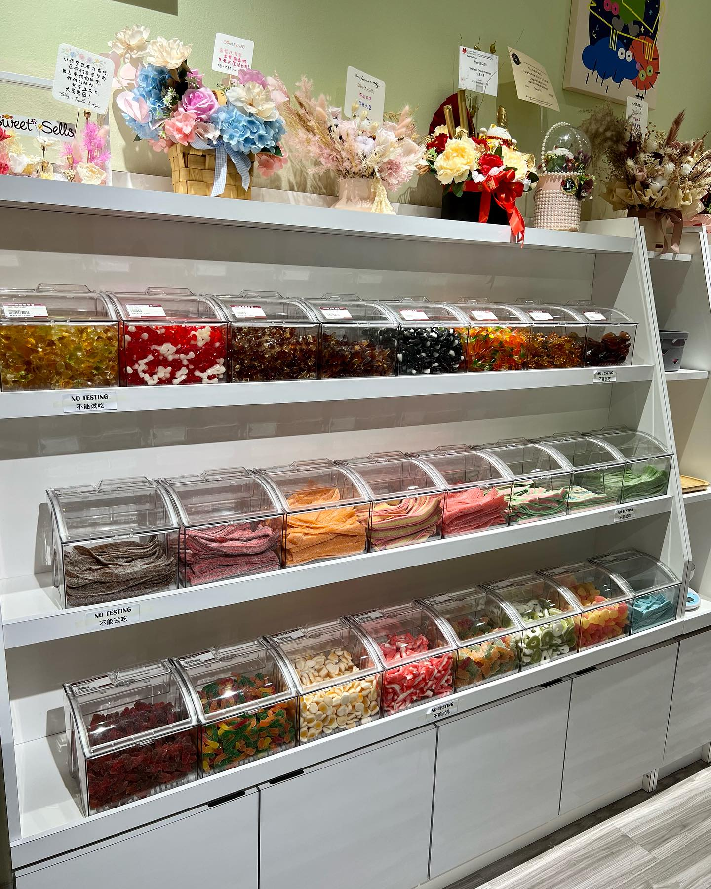 MF-01 4L Scoop Bin Ecobox BPA FREE Bulk Candy Nuts Seeds Powder Bulk Food Storage Bins for Supermarket