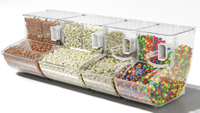 Ecobox LD-06 Scoop bin New product bulk food scoop bin bulk candy sweet nuts food bin container for supermarket 
