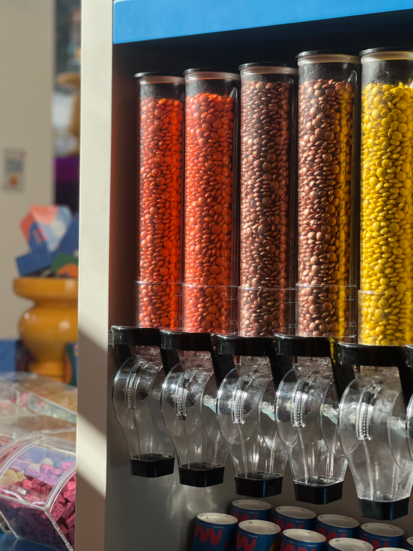 ZT-09 10L Ecobox Factory Stock Available Candy Dispenser MM Candy Dispenser Bulk Food Dispenser Candy Container for Pick N Mix Candy 