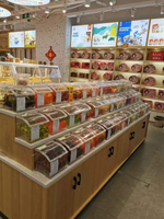 MF-01 4L Scoop Bin Ecobox BPA FREE Bulk Candy Nuts Seeds Powder Bulk Food Storage Bins for Supermarket