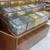 MF-05 ECOBOX Factory Customization Available 20*20*20 Clear Candy Nut Display Container Reusable Bulk Food Container Dried Fruit Box 