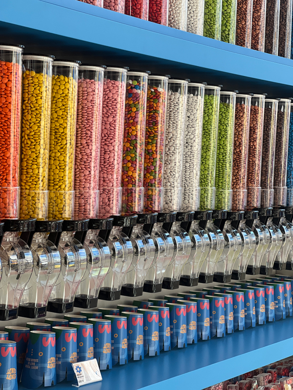 ZT-09 10L Ecobox Factory Stock Available Candy Dispenser MM Candy Dispenser Bulk Food Dispenser Candy Container for Pick N Mix Candy 