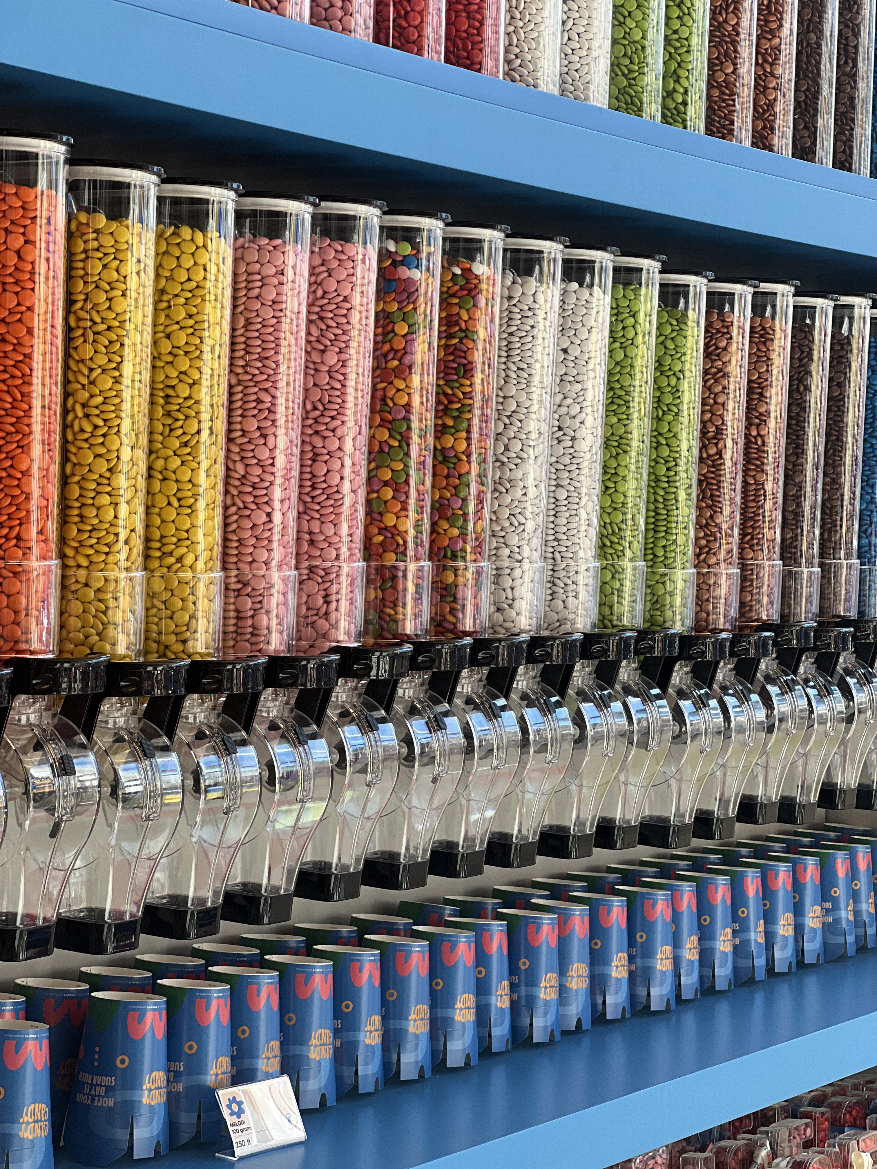 ZT-09 10L Ecobox Factory Stock Available Candy Dispenser MM Candy Dispenser Bulk Food Dispenser Candy Container for Pick N Mix Candy 