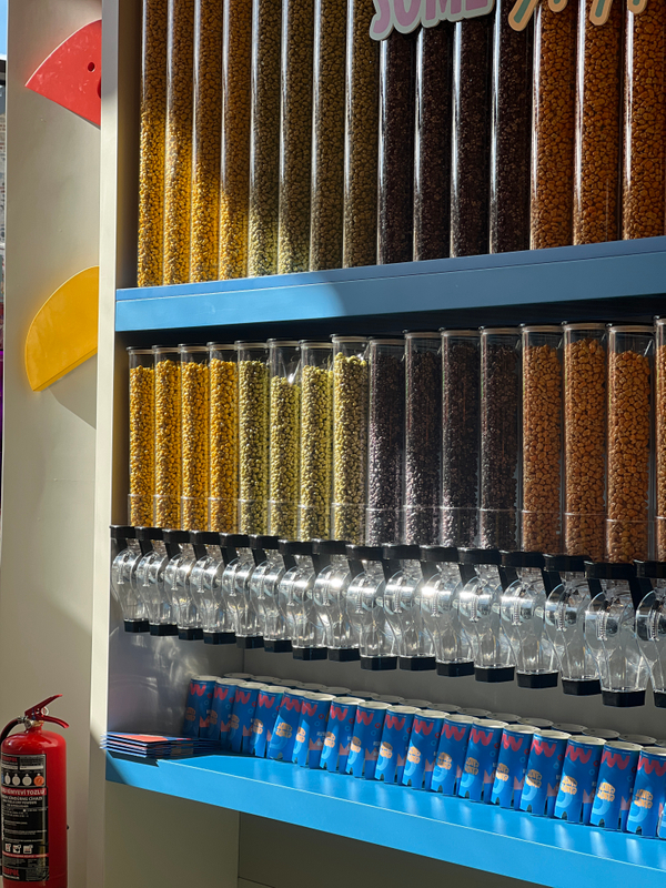ZT-09 10L Ecobox Factory Stock Available Candy Dispenser MM Candy Dispenser Bulk Food Dispenser Candy Container for Pick N Mix Candy 