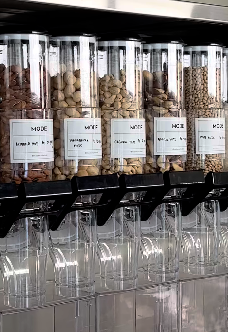 ZT-04 6L Ecobox Factory Supply Wholesale Candy Dispenser Bulk Food Gravity Bin Grain Dispenser for Chain Supermarket
