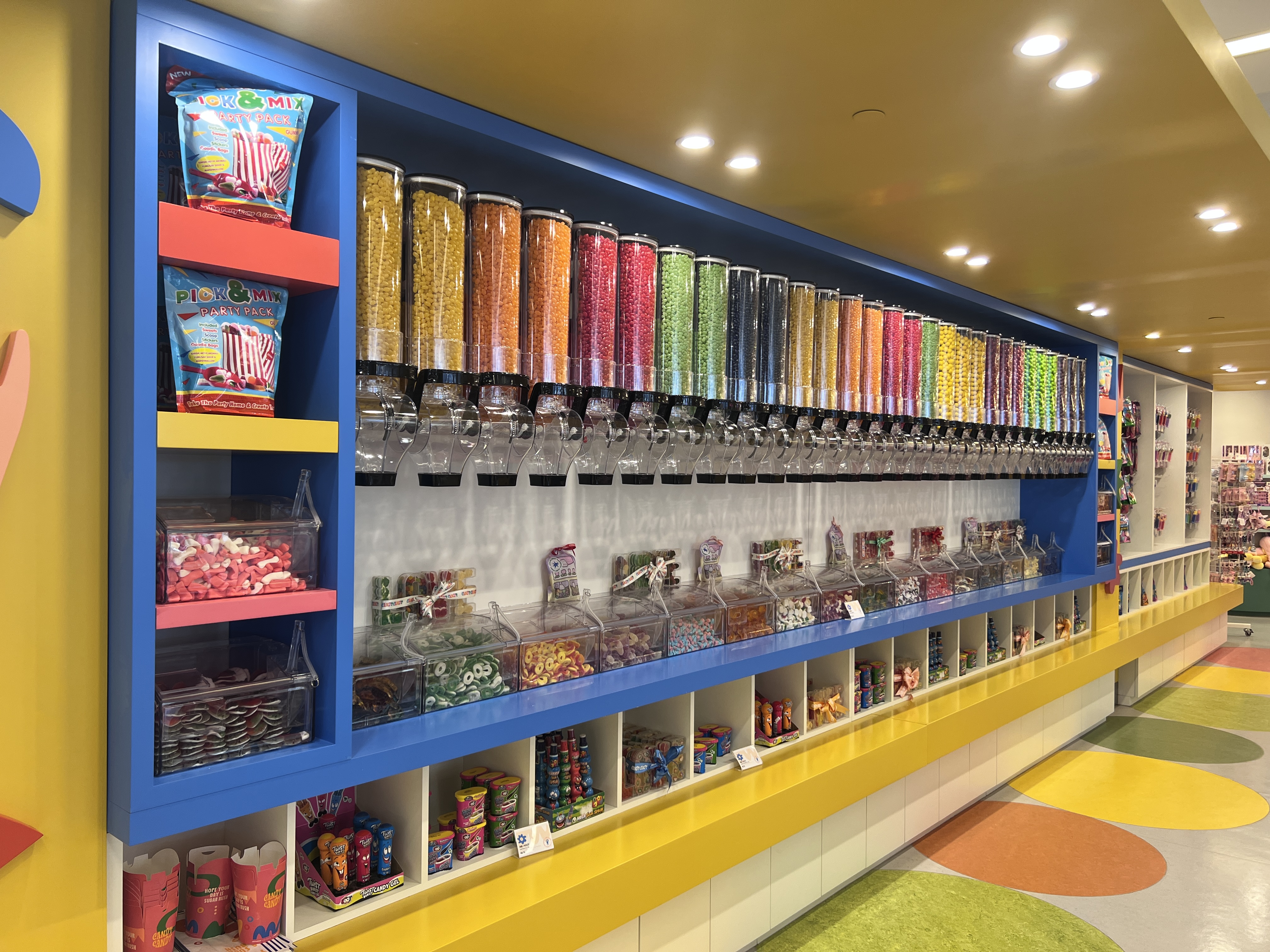 ZT-09 10L Ecobox Factory Stock Available Candy Dispenser MM Candy Dispenser Bulk Food Dispenser Candy Container for Pick N Mix Candy 
